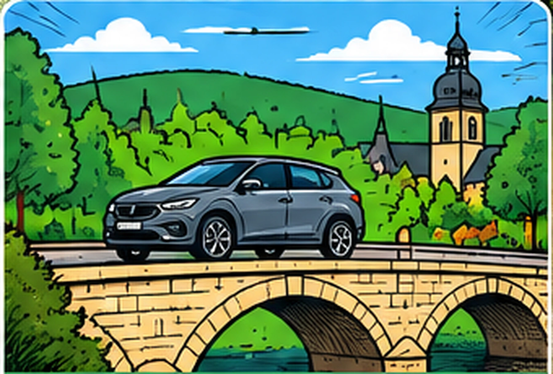Verkehr aus Bad König